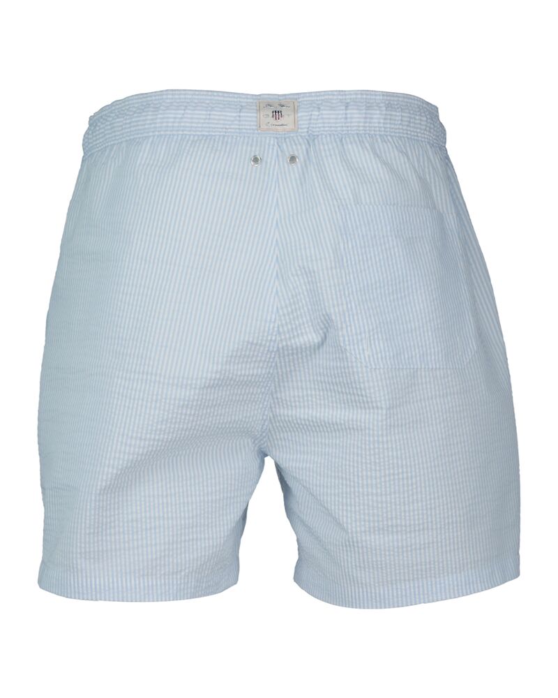 SEERSUCKER SWIM SHORTS Blue / S