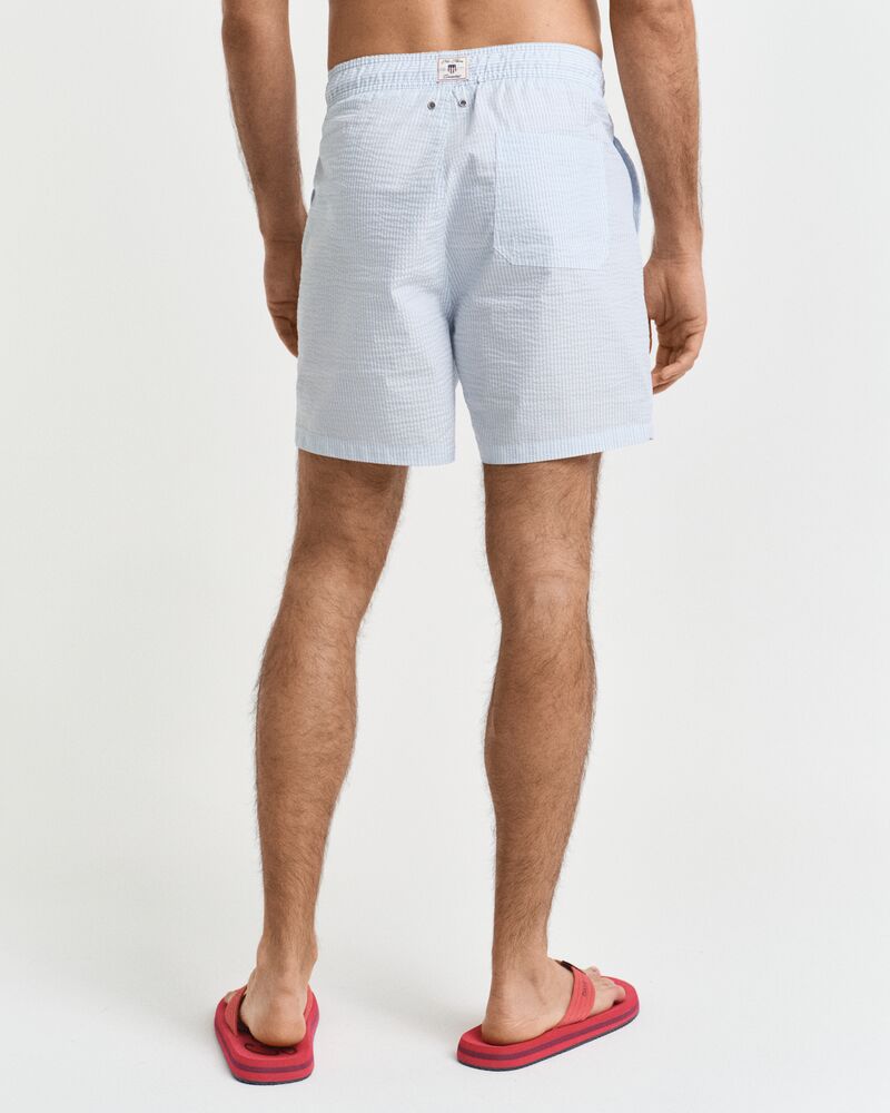 SEERSUCKER SWIM SHORTS Blue / S