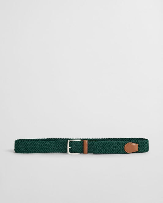 ELASTIC BRAIDED BELT Green / 80X32