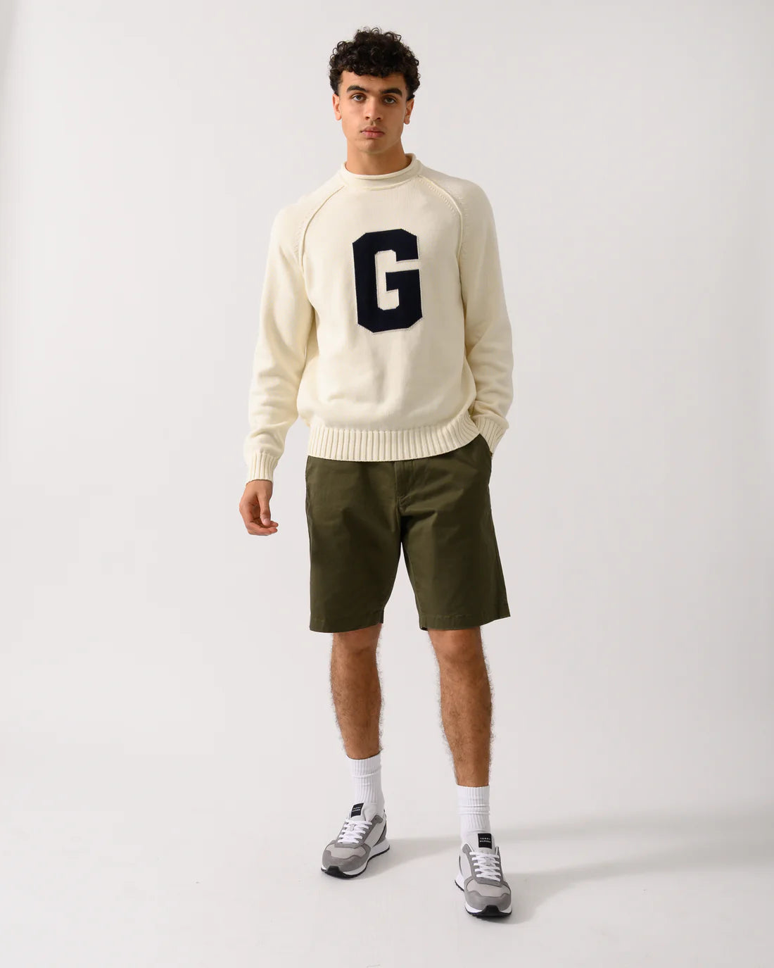 Gant Intarsia G Crew Neck Sweater