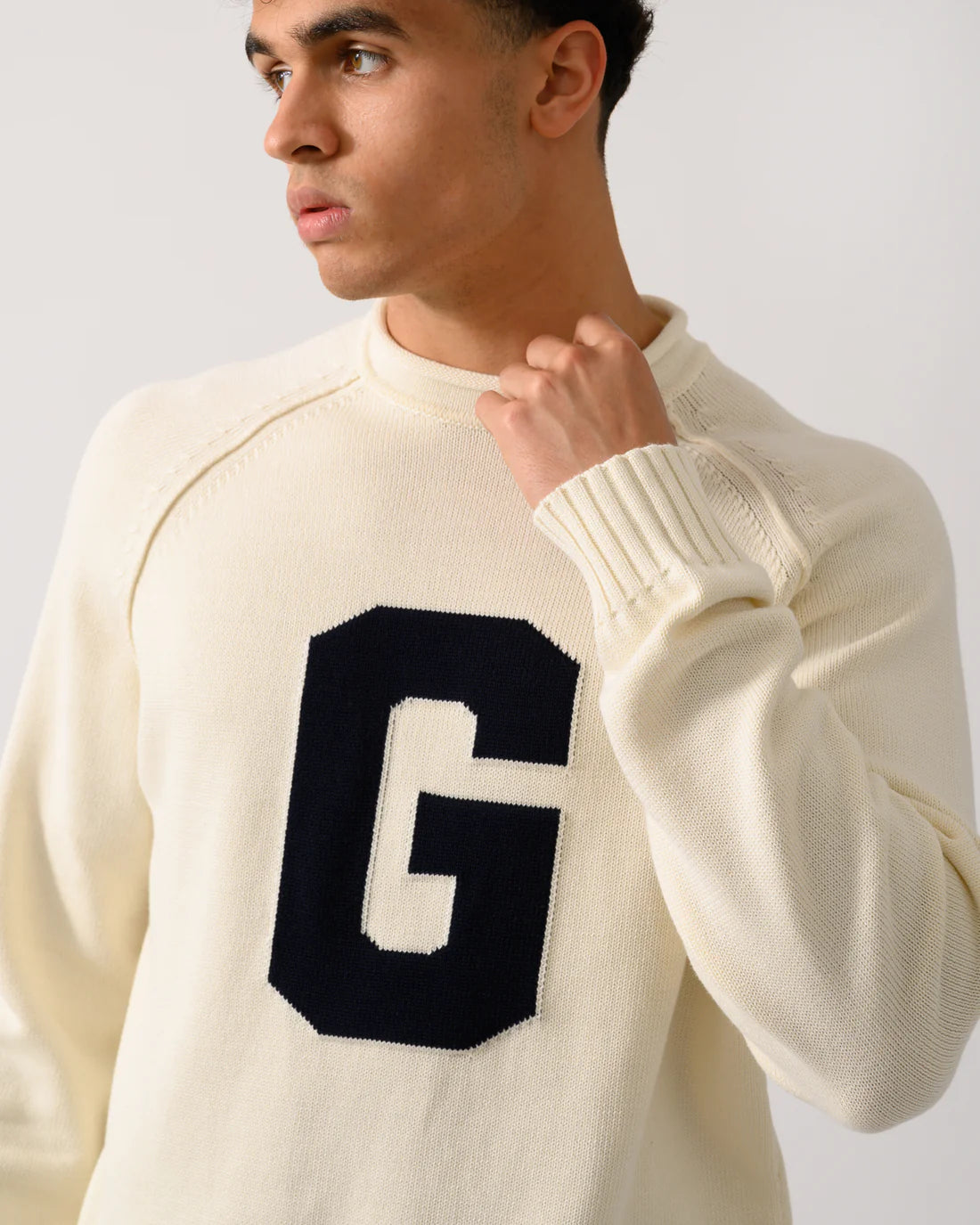 Gant Intarsia G Crew Neck Sweater