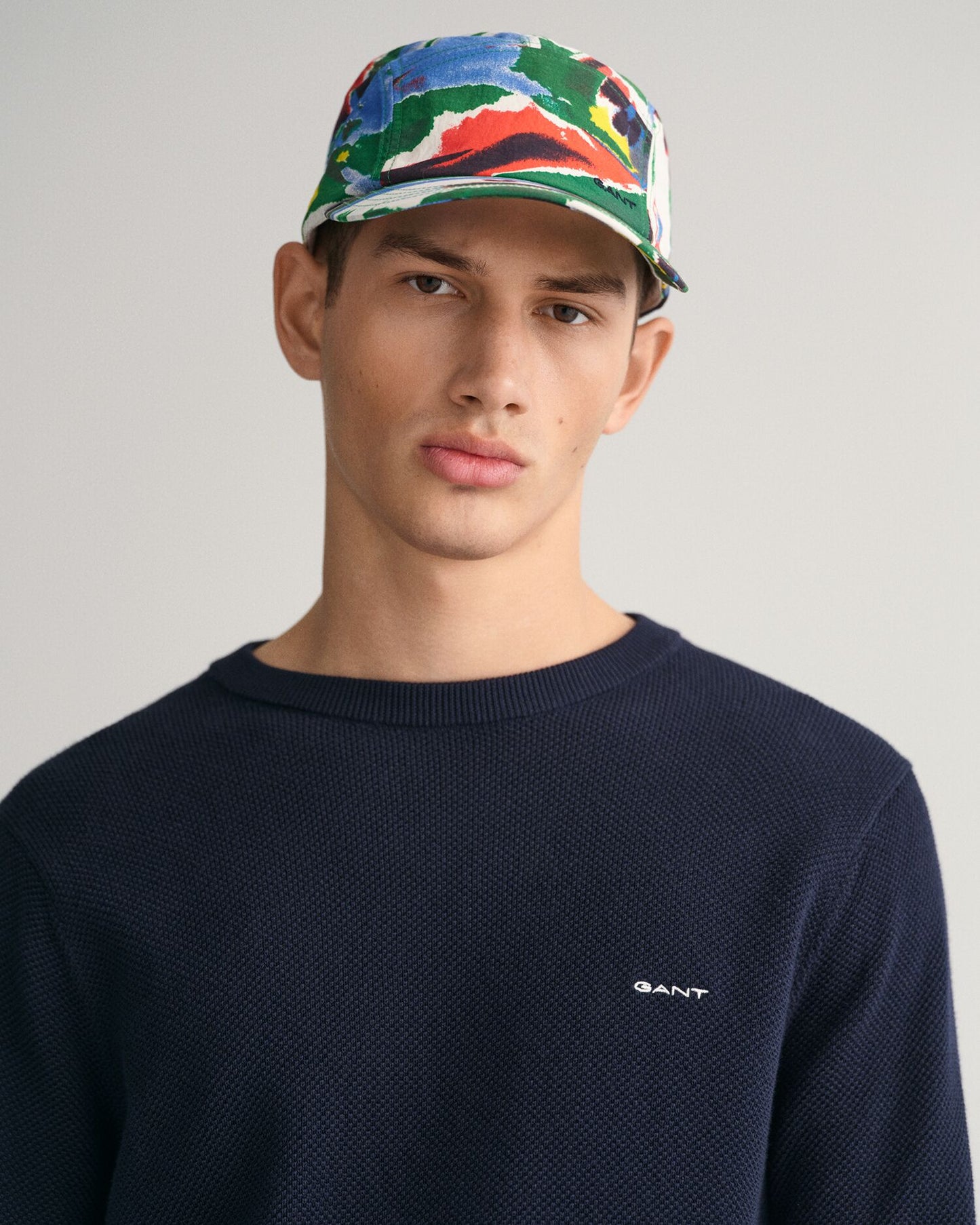 Gant Cotton Piqué Crew Neck Sweater