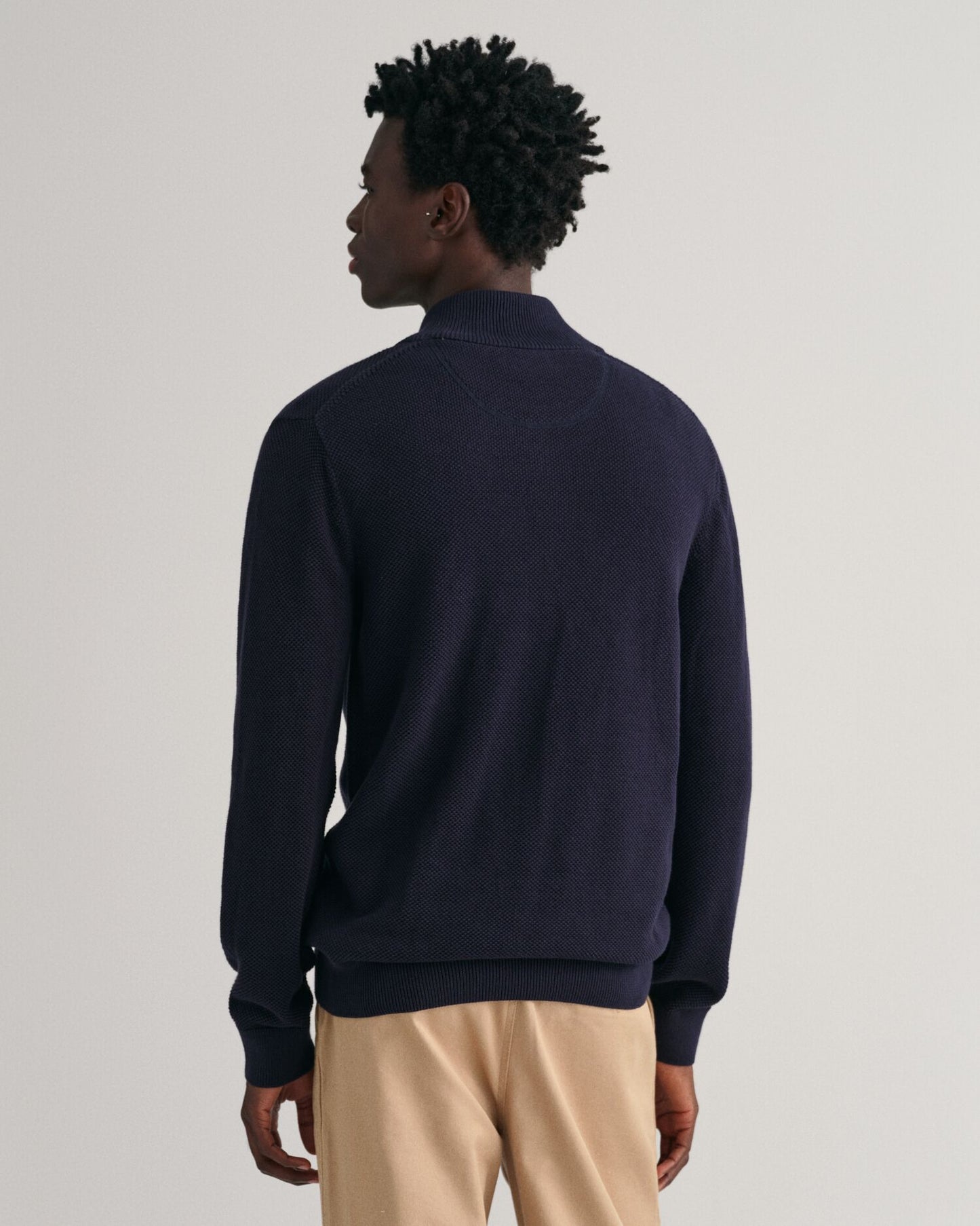 Gant Cotton Piqué Zip Cardigan