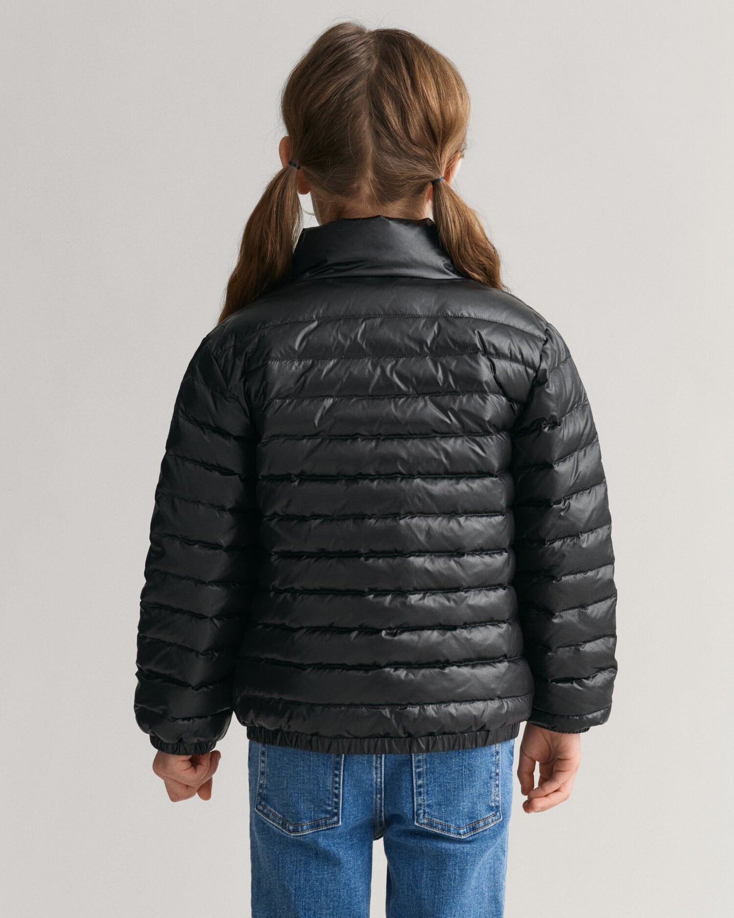 Kids Shiny Lightweight Padded Down Jacket