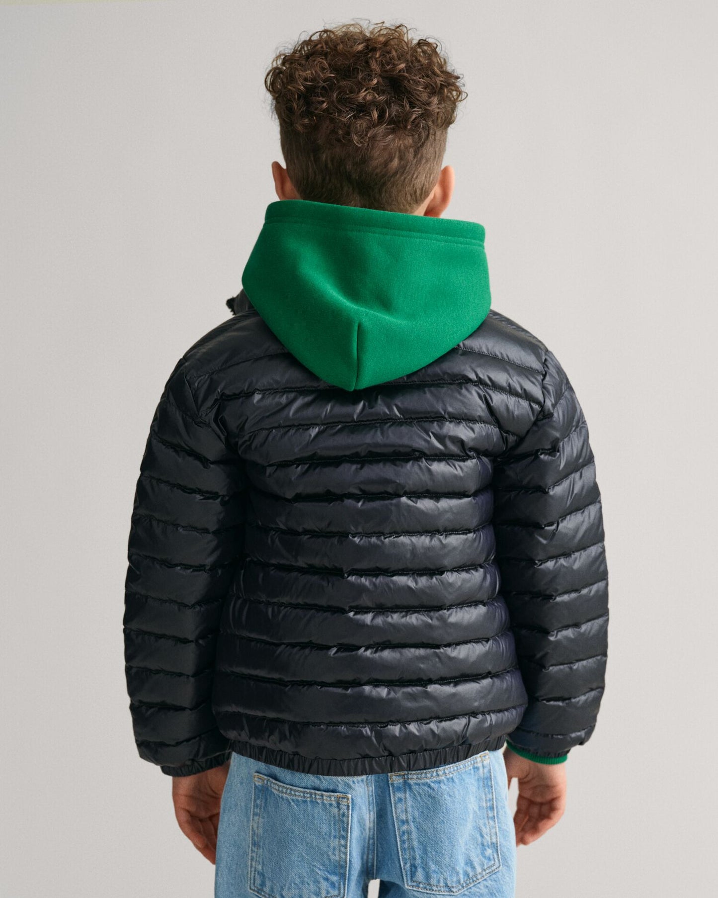 Kids Shiny Lightweight Padded Down Jacket
