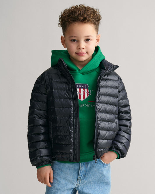 Kids Shiny Lightweight Padded Down Jacket