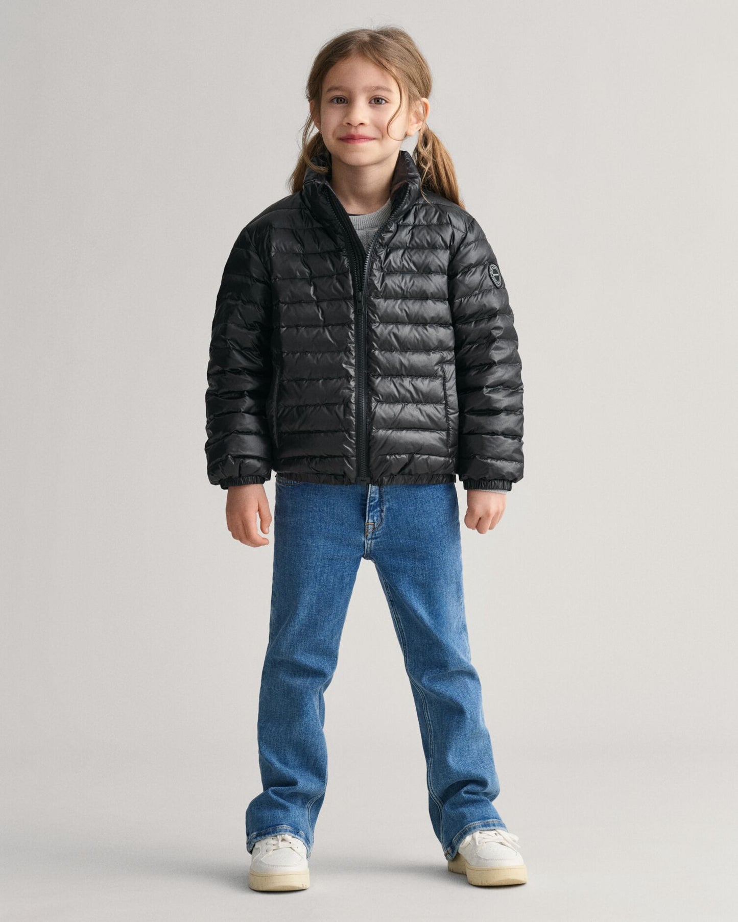 Kids Shiny Lightweight Padded Down Jacket