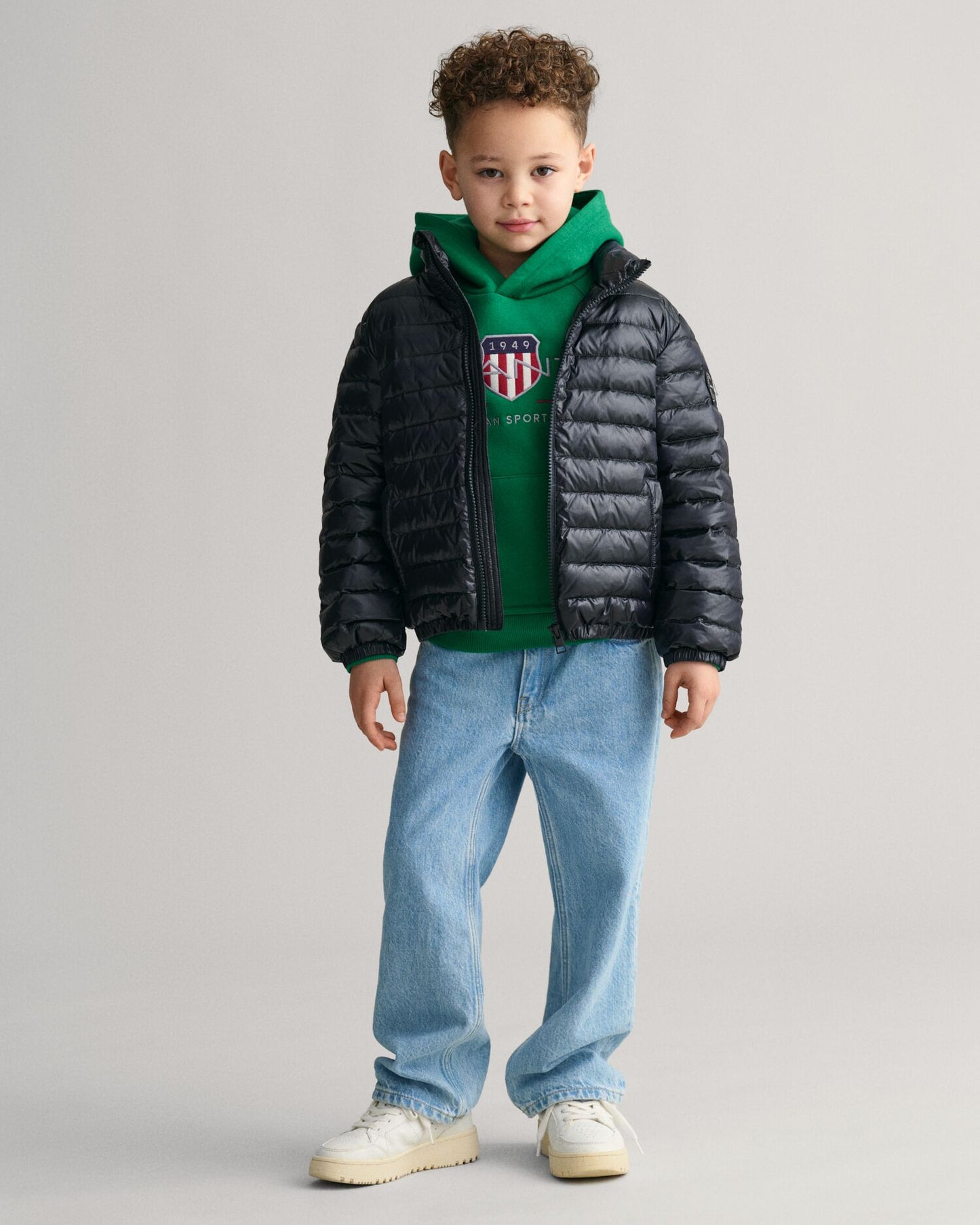 Kids Shiny Lightweight Padded Down Jacket