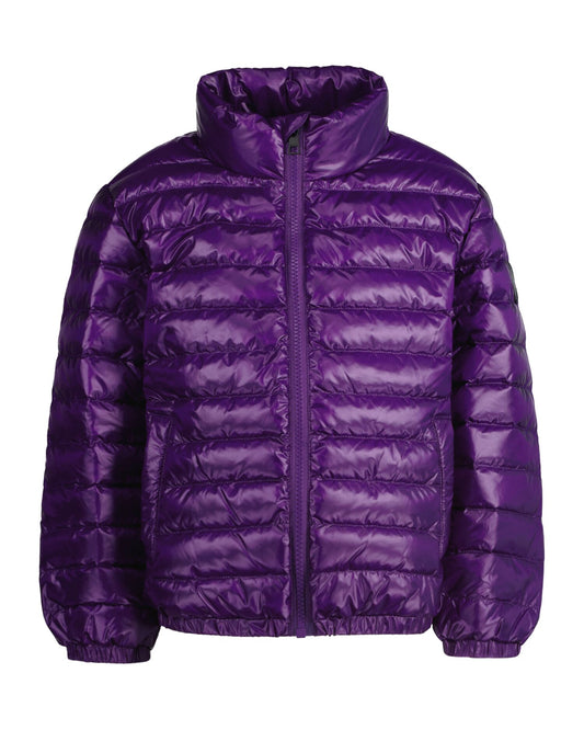 Kids Shiny Lightweight Padded Down Jacket