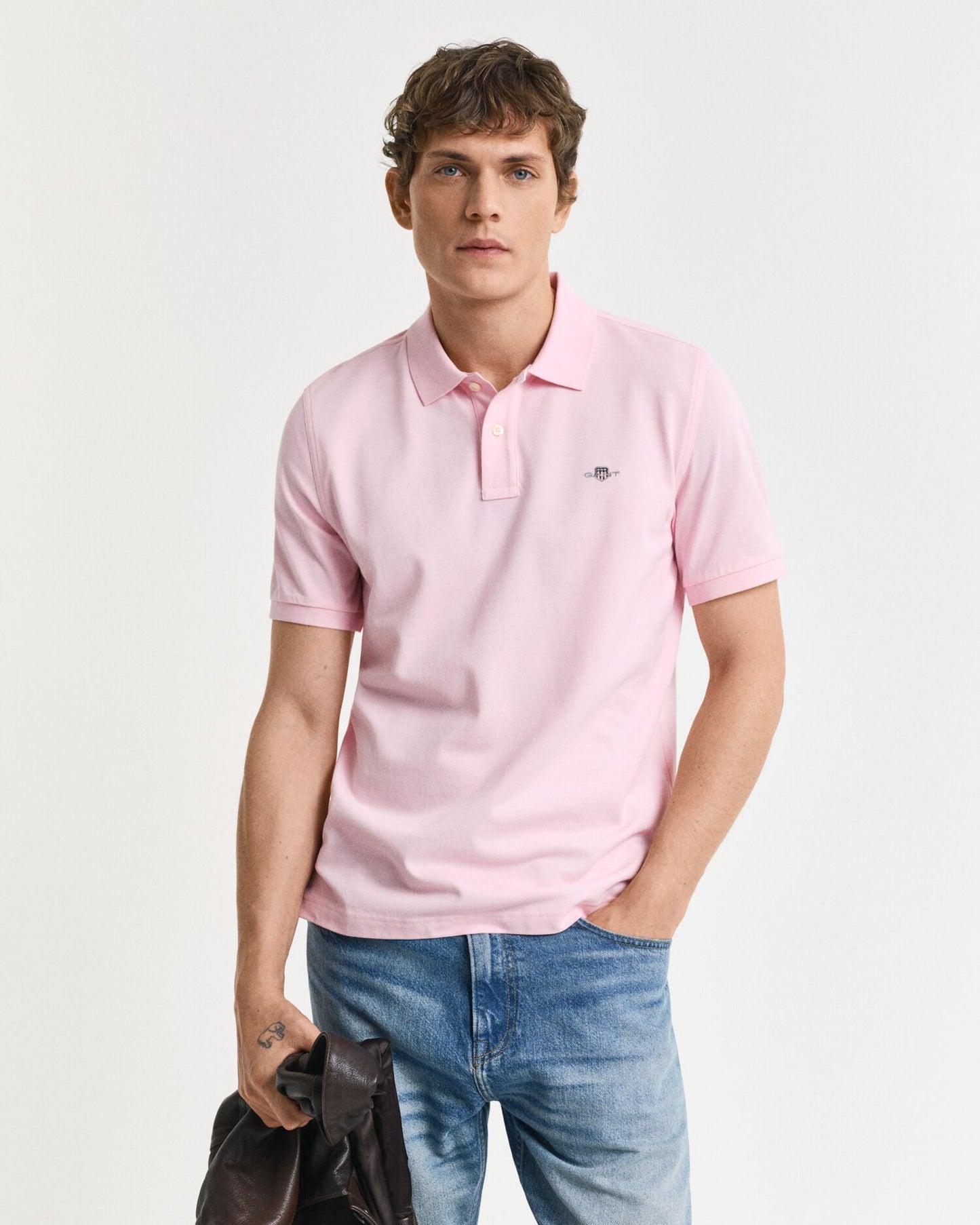 GANT Regular Fit Shield Short Sleeve Piqué Polo