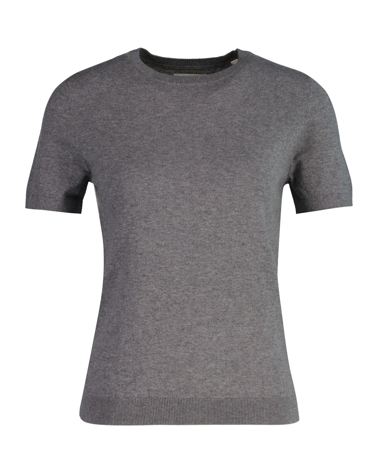 Light Knit Short Sleeve Crew Neck Sweater