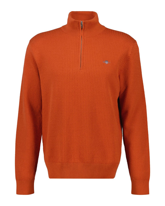 Textured Cotton Short Sleeve Polo