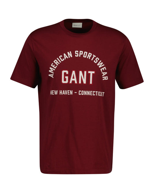 Gant Printed Graphic Short Sleeve T-Shirt