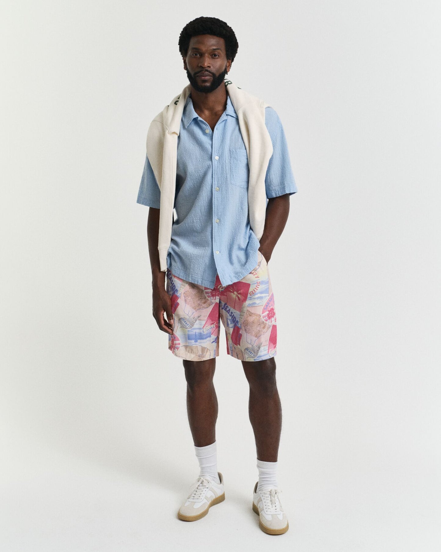 GANT Men’S Resort Printed Drawstring Shorts