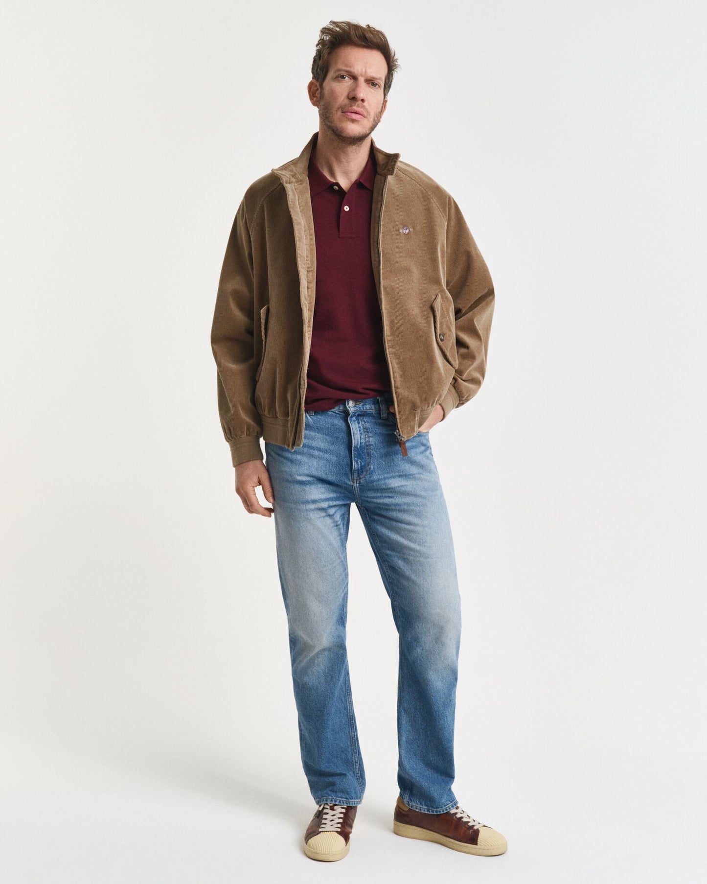 Regular Shield Short Sleeve Pique Polo