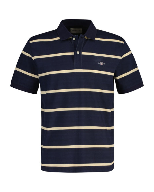 Striped Short Sleeve Polo