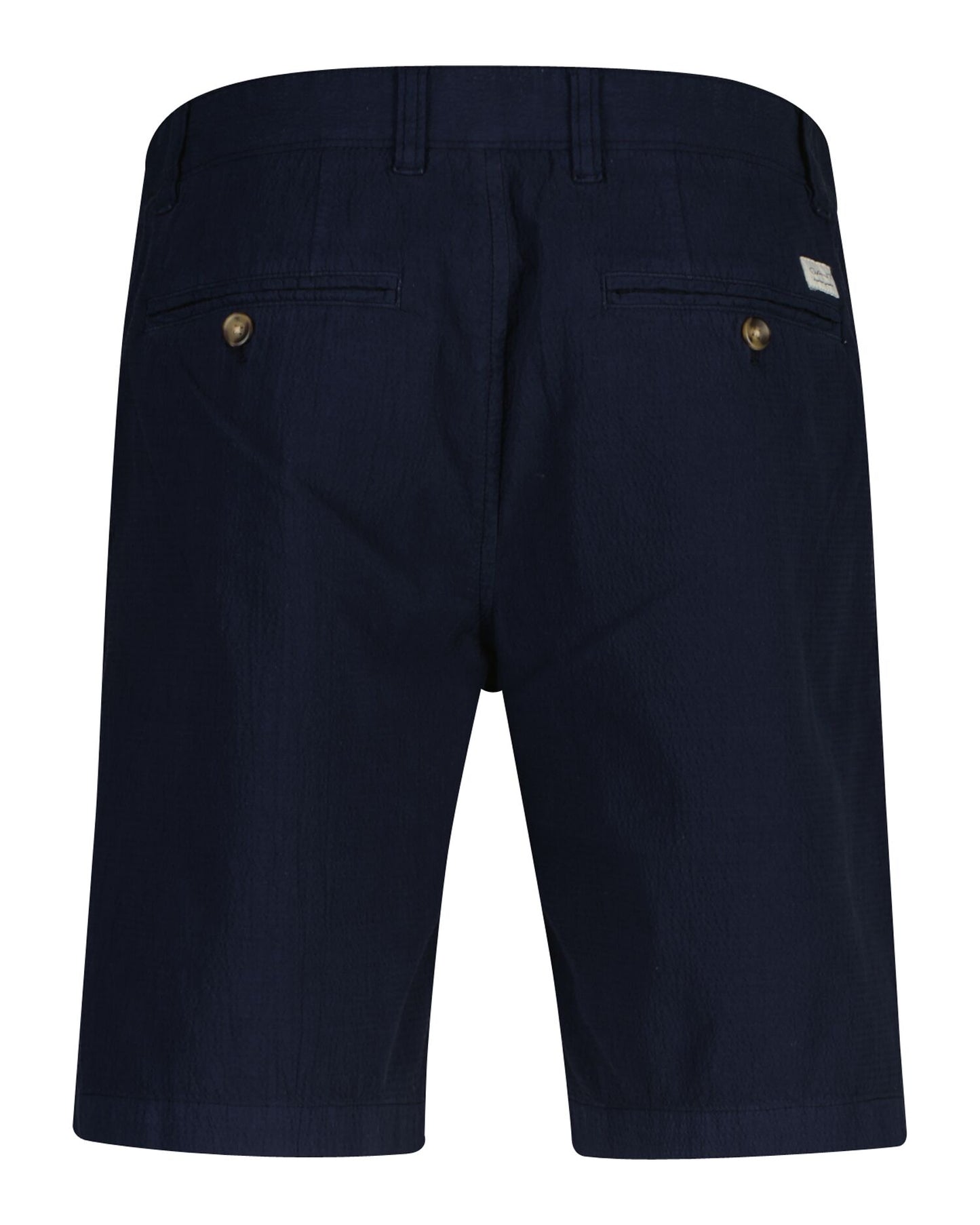 Regular Garment Dyed Seersucker Shorts