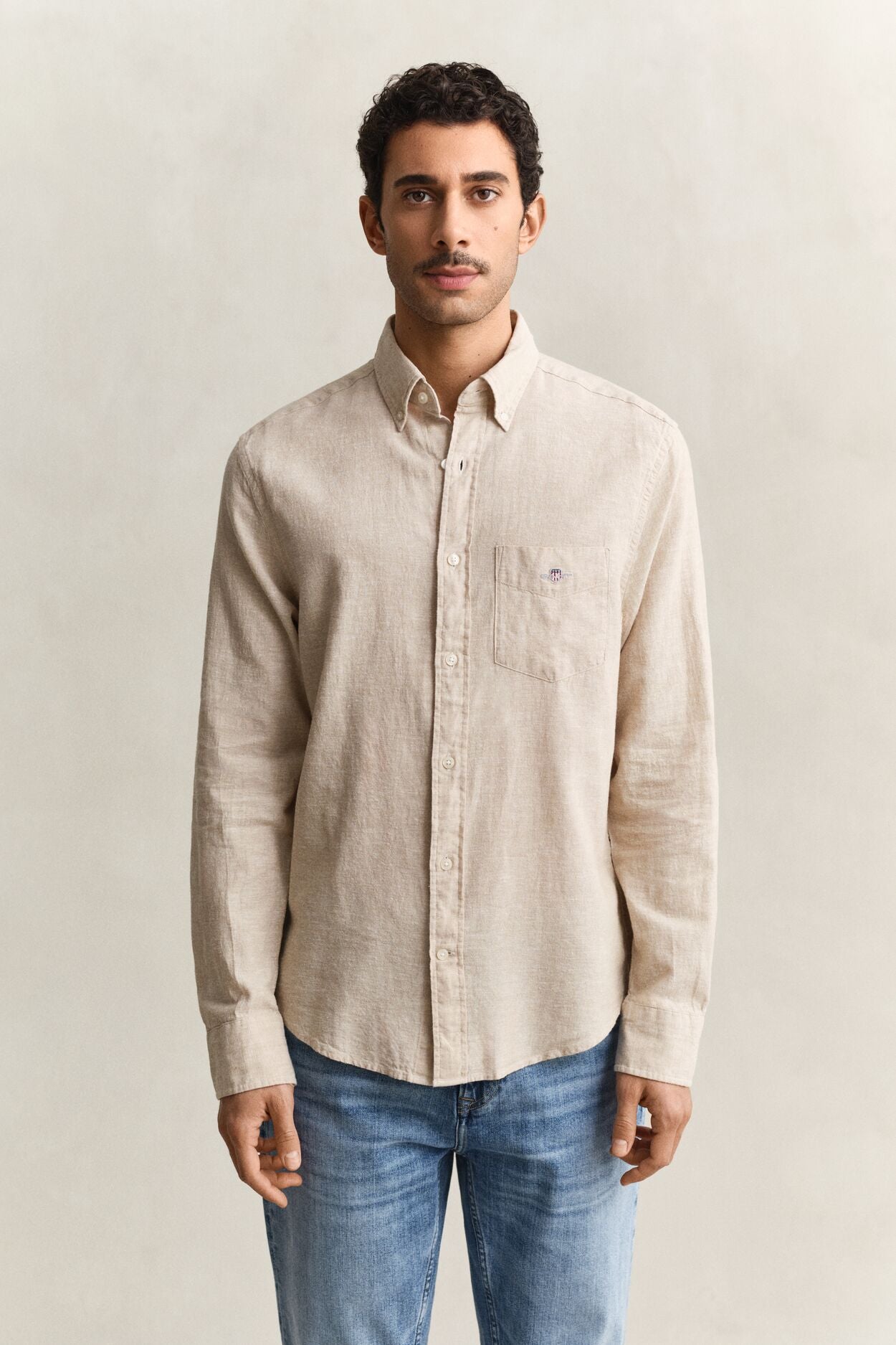 Regular Cotton Linen Shirt