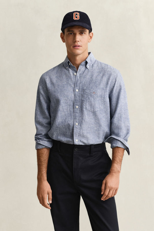 Regular Cotton Linen Shirt