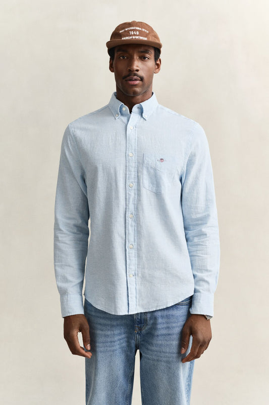 Regular Cotton Linen Shirt