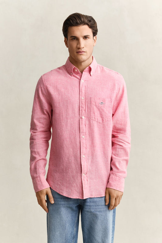 Regular Cotton Linen Shirt