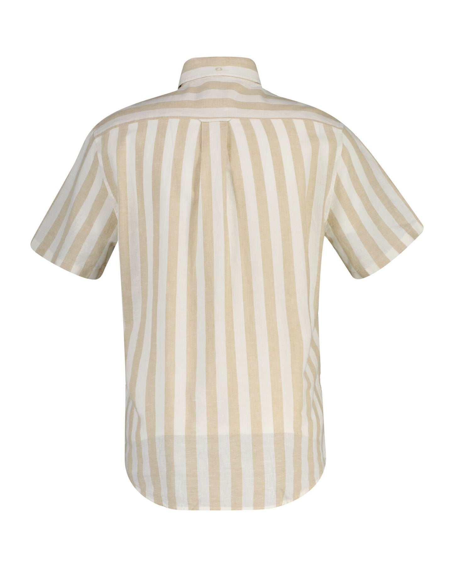 Regular Cotton Linen Stripe Ss Shirt