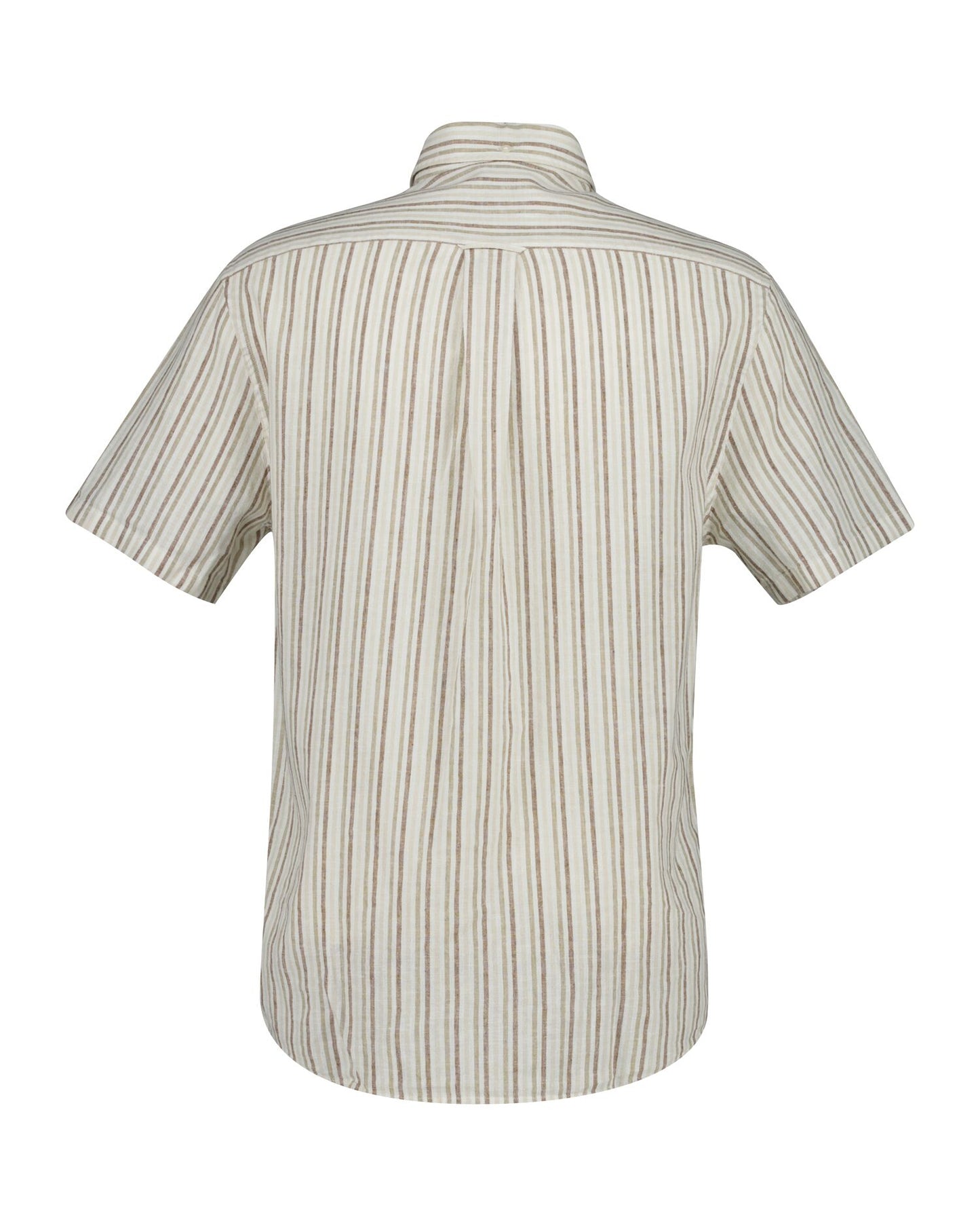 Regular Cotton Linen Stripe SS Shirt