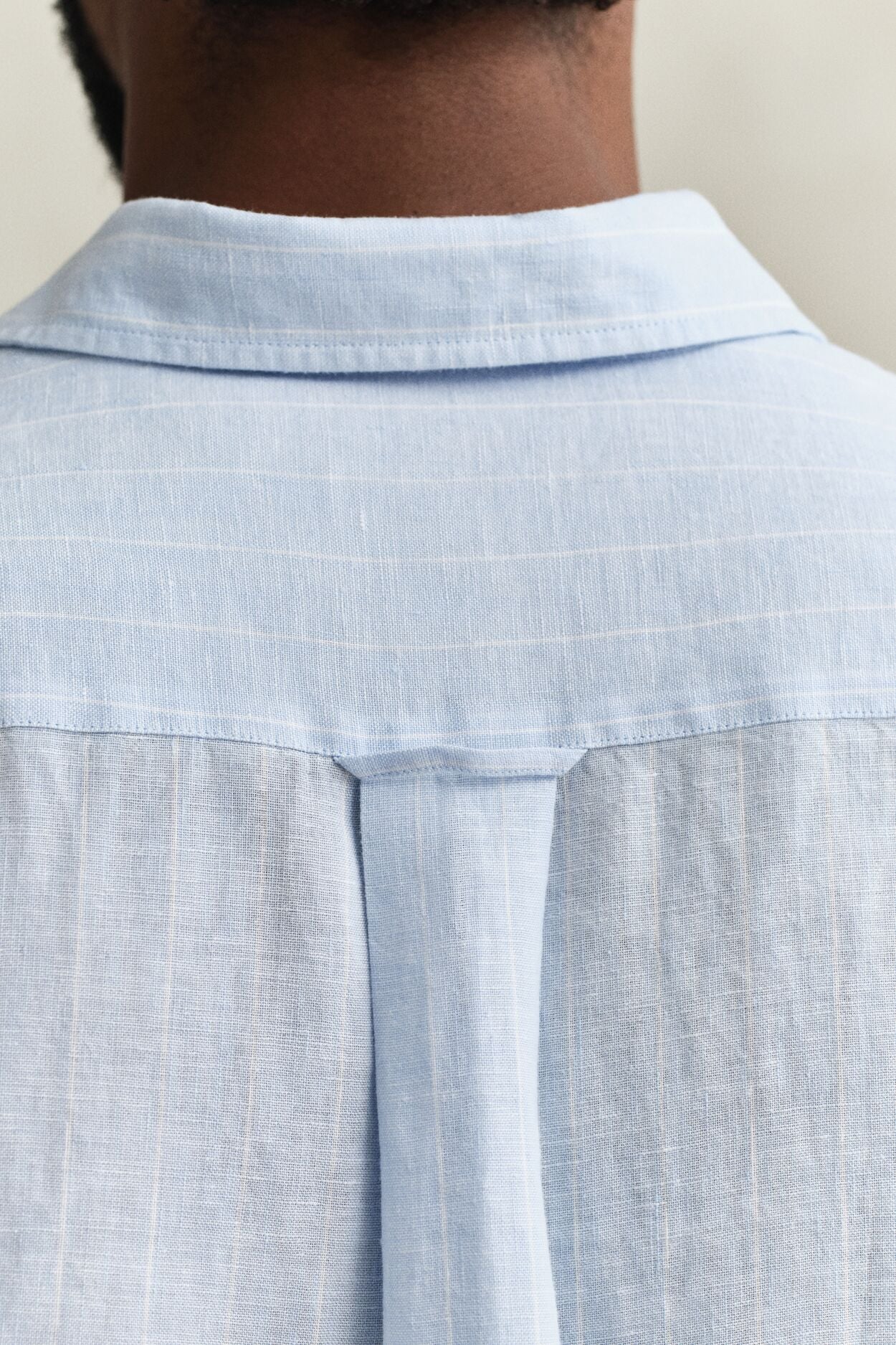 Regular Linen Stripe Shirt