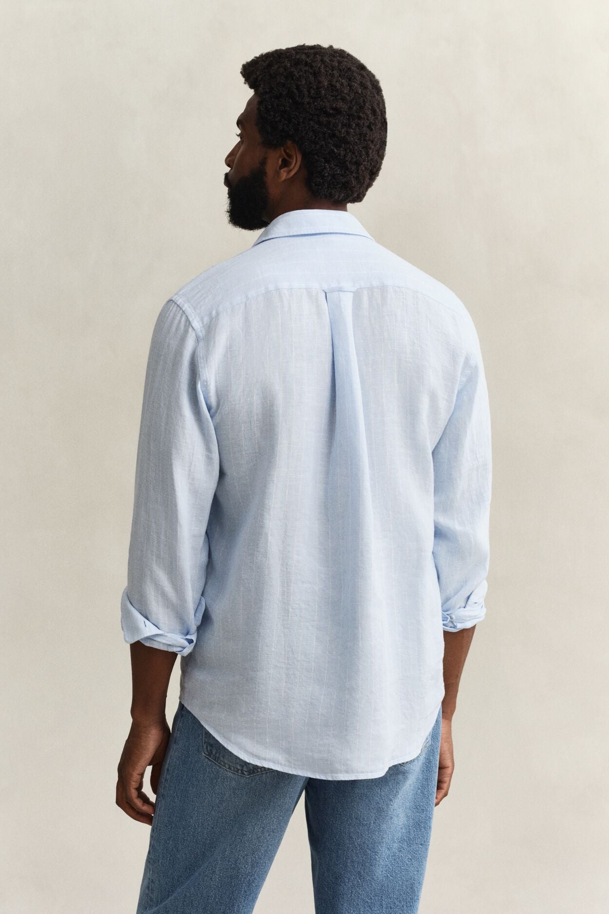 Regular Linen Stripe Shirt