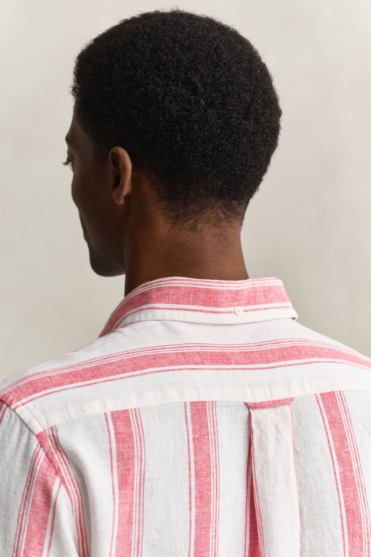 Regular Cotton Linen Stripe Shirt