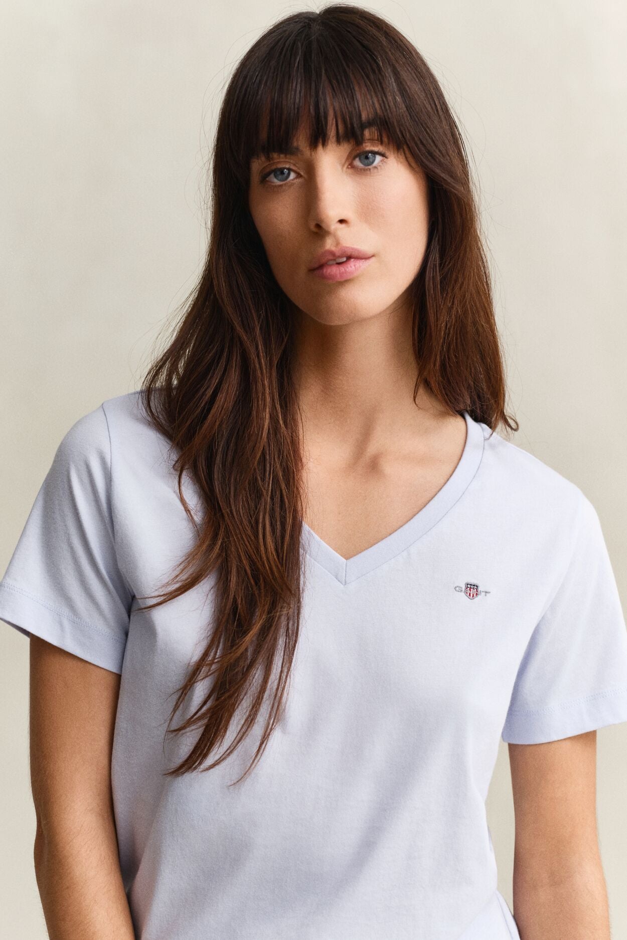 Regular Shield Short Sleeve V-Neck T-Shirt