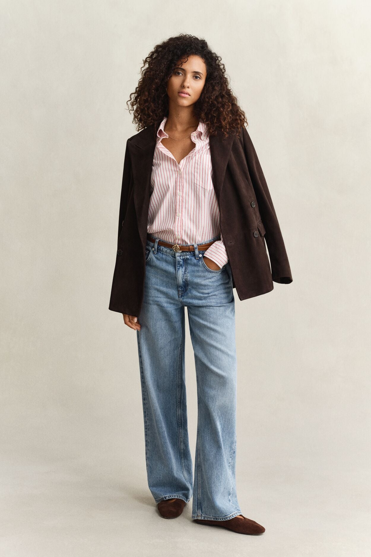 Relaxed Luxury Oxford Stripe Bd Shirt