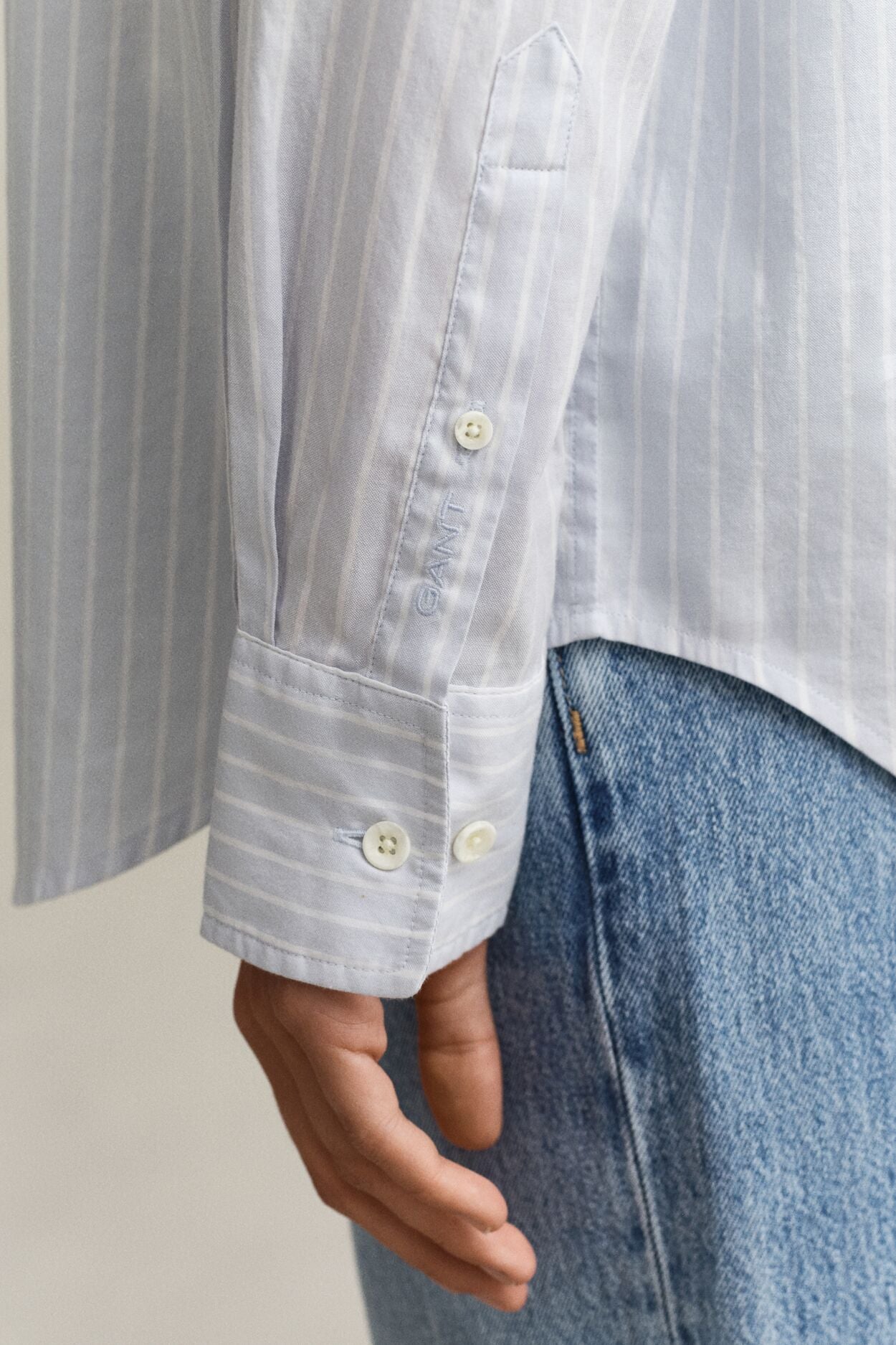 Relaxed Luxury Oxford Stripe Bd Shirt