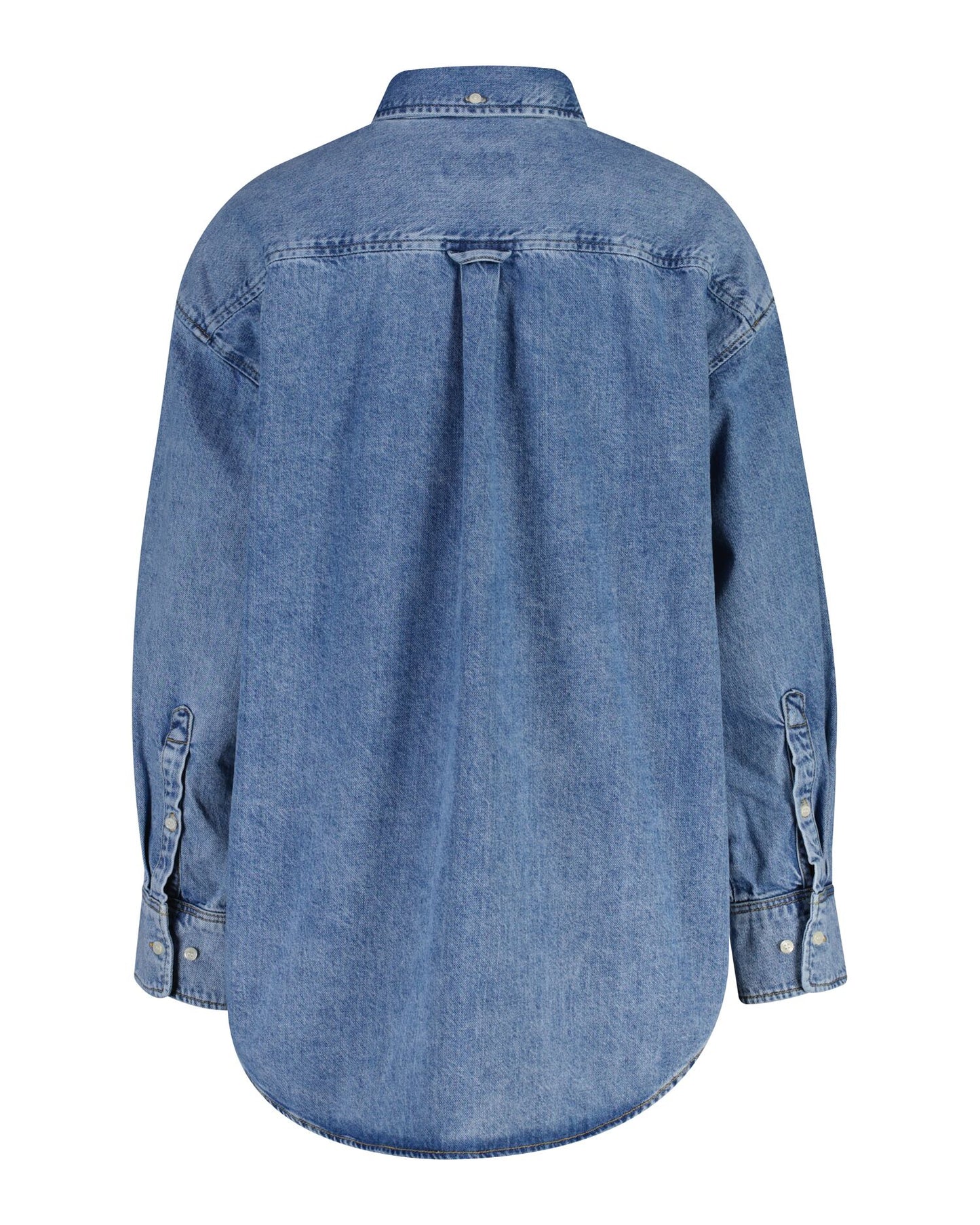 Embroidered Denim Shirt