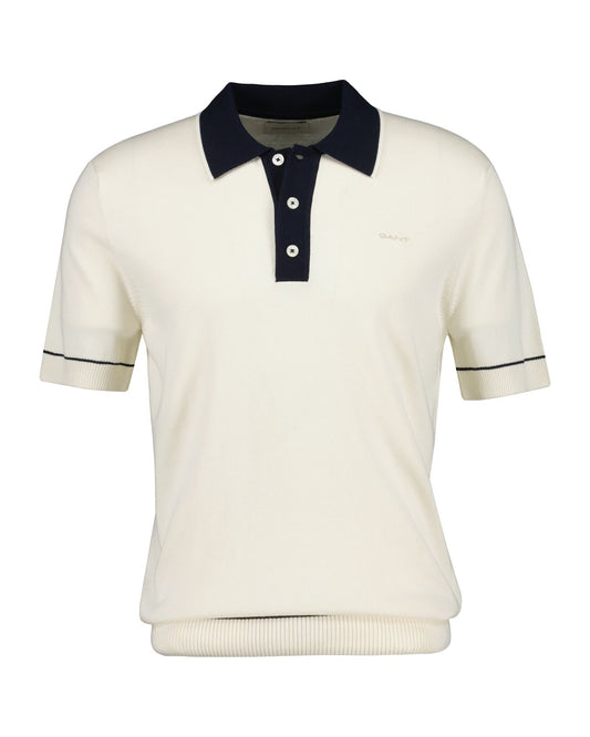 Cotton Modal Polo Sweater