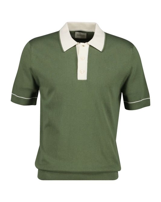 Cotton Modal Polo Sweater