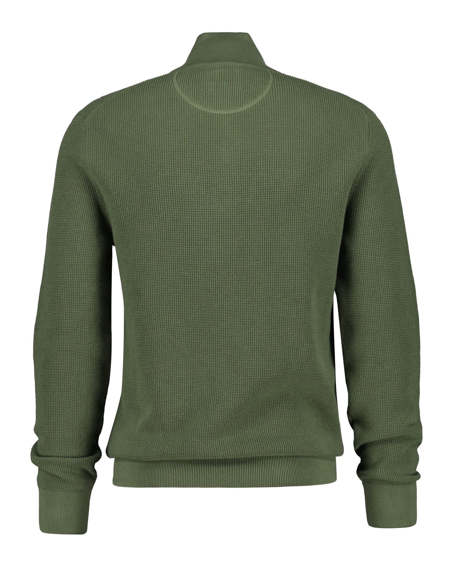 Micro Textured Cotton Half Zip