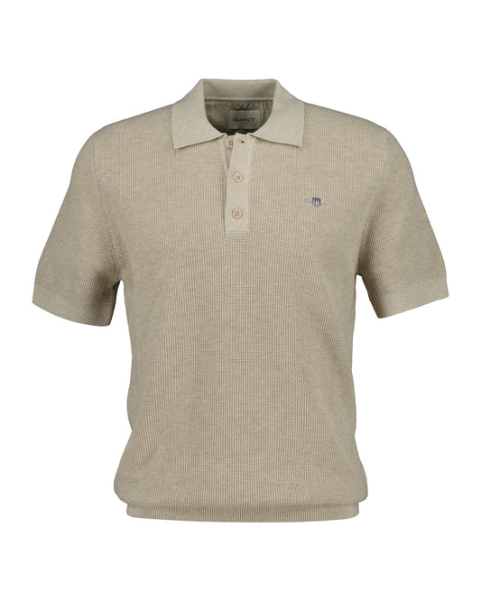 Micro Textured Cotton SS Polo