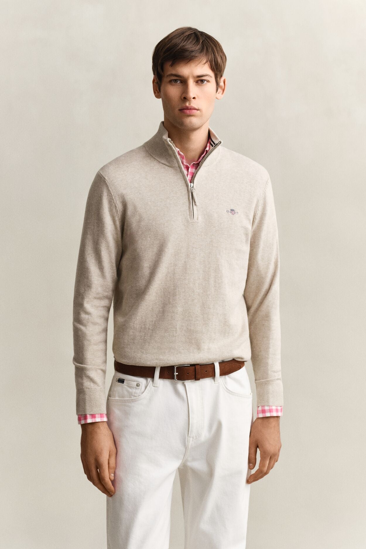 Classic Cotton Half Zip