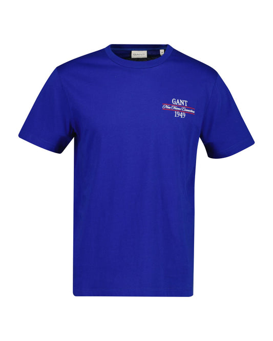 Gant  Regular Fit Graphic Crew Neck T-Shirt