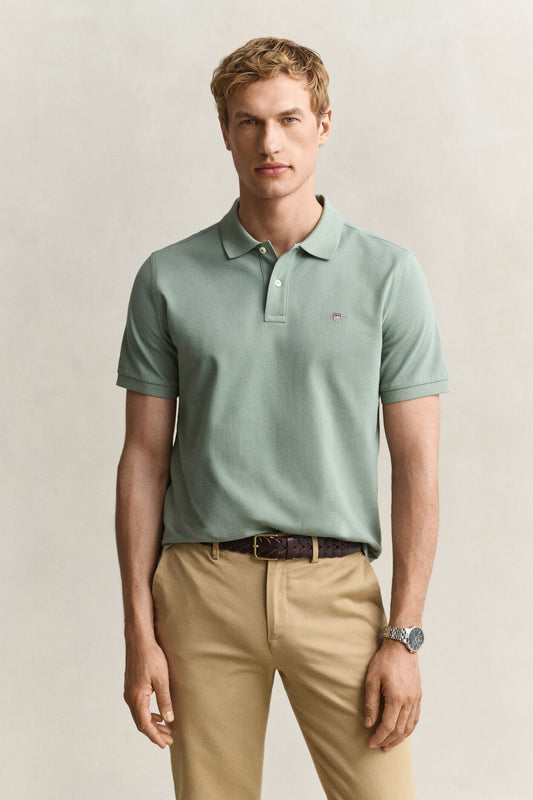 Regular Shield Short sleeve Pique Polo