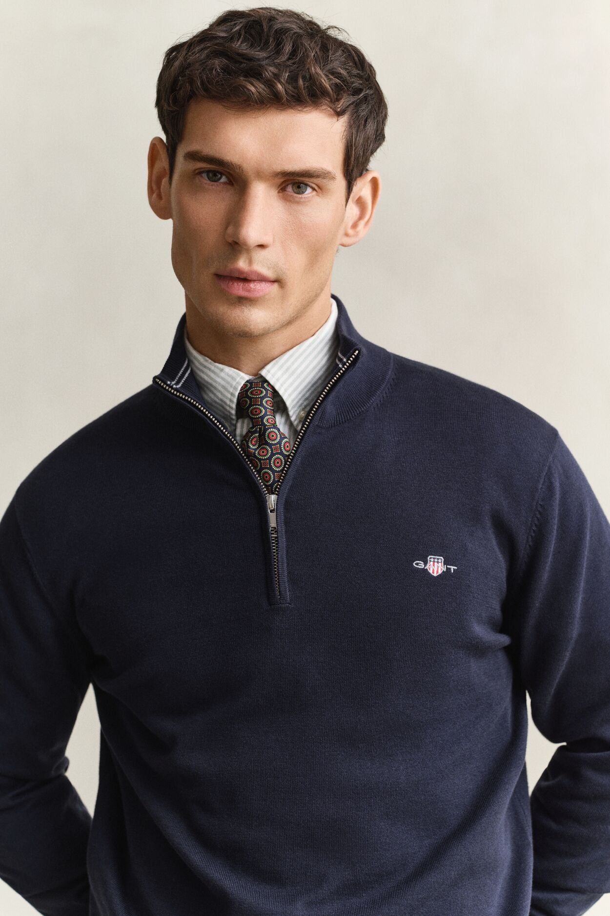 Classic Cotton Half Zip