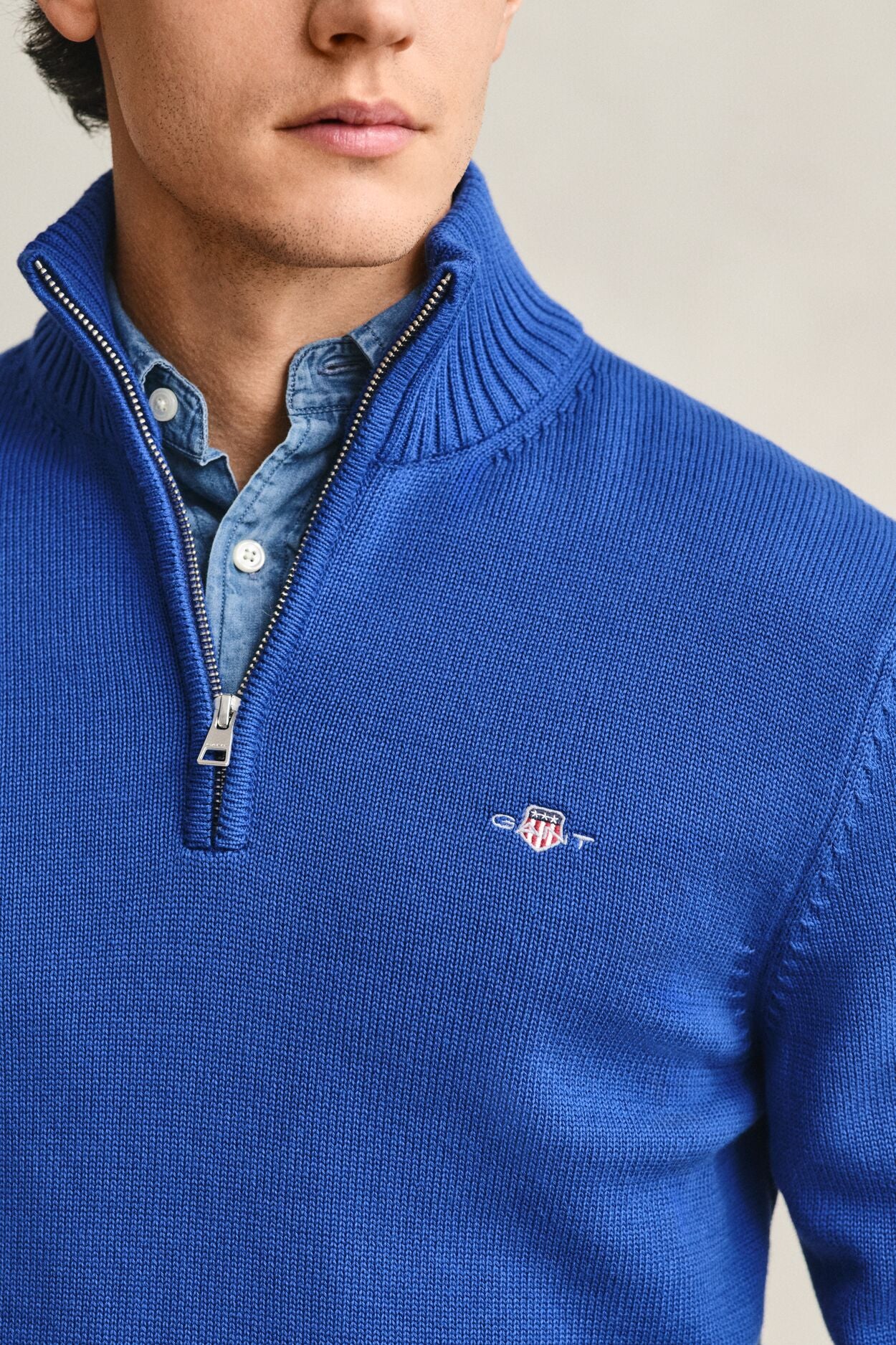 Classic Cotton Half Zip