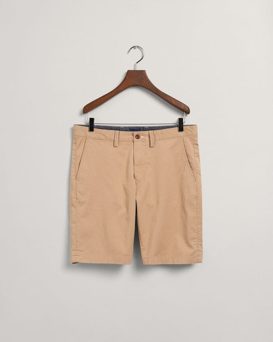 Hallden Slim Fit Twill Shorts