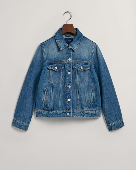 Denim Jacket Mid Blue Broken In / S