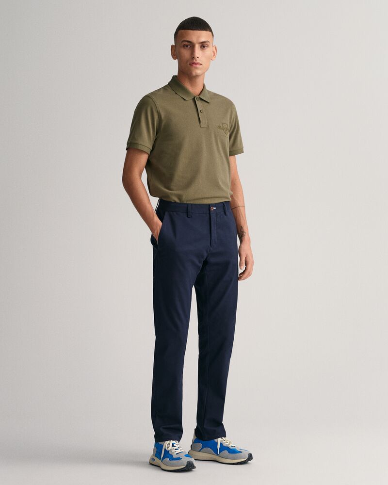 Slim Fit Tech Prep™ Chinos Marine / 32X32