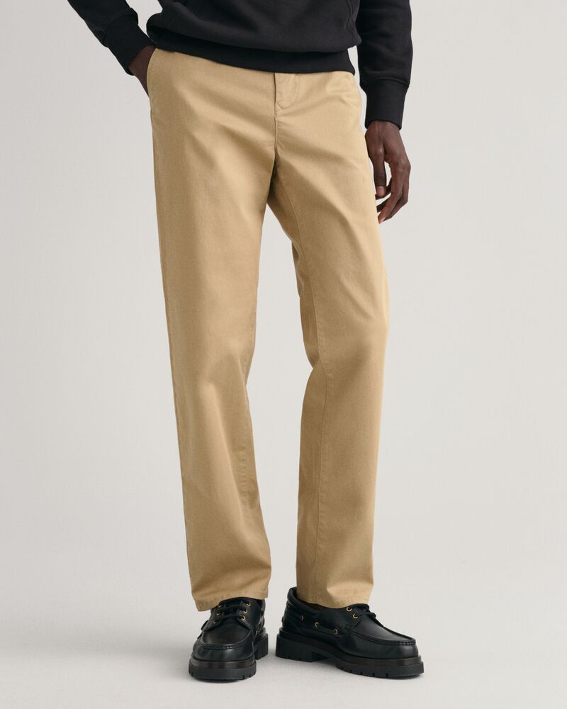 Regular Fit Twill Chinos DARK KHAKI / 32X32