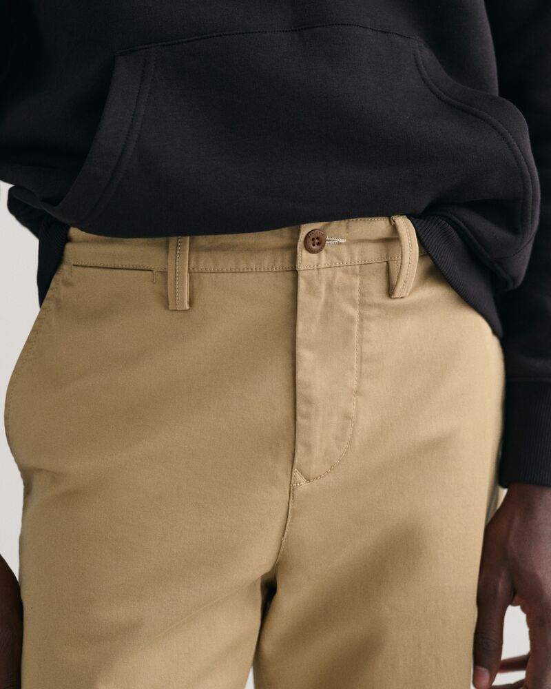 Regular Fit Twill Chinos DARK KHAKI / 32X32