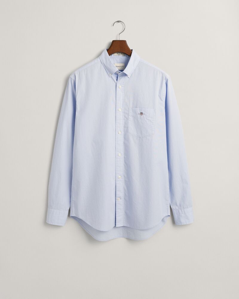 Regular Fit Poplin Shirt Light Blue / S