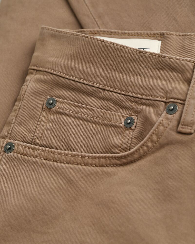 Regular Fit Desert Jeans Brown / 33X32